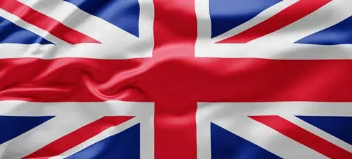 Englisch per Fernstudium lernen | England Flagge